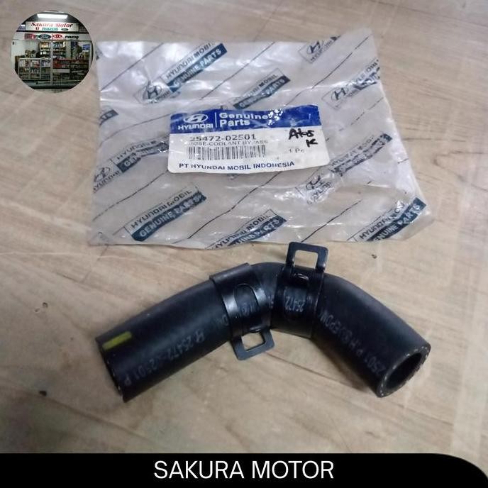 * Selang coolant by pass Hyundai Atoz 25472 02501 *