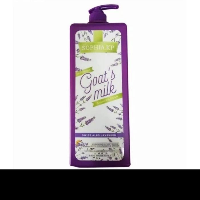 promo Sophia kp shower milk goats lavender 2300ml sabun mandi kambing