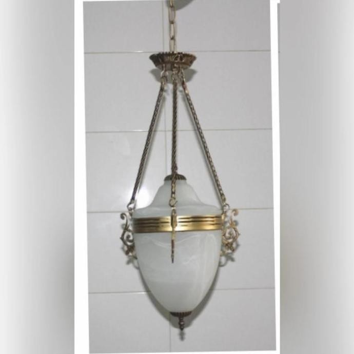 FL 183 / 3 LAMPU GANTUNG HIAS TERAS CLASSIC MINIMALIS KACA KANOPI Murah