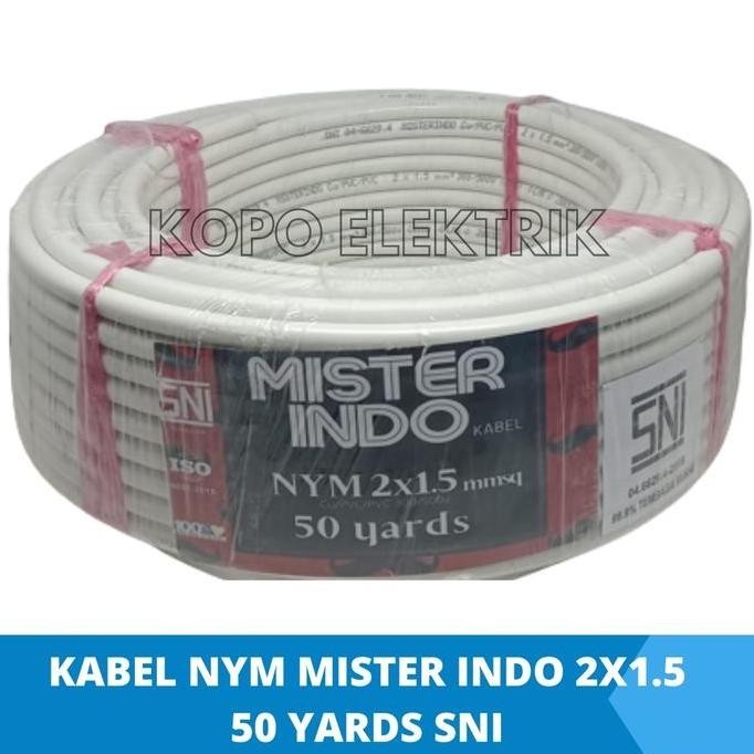 Kabel Tunggal 2x1.5 Kabel Kawat 2x1,5