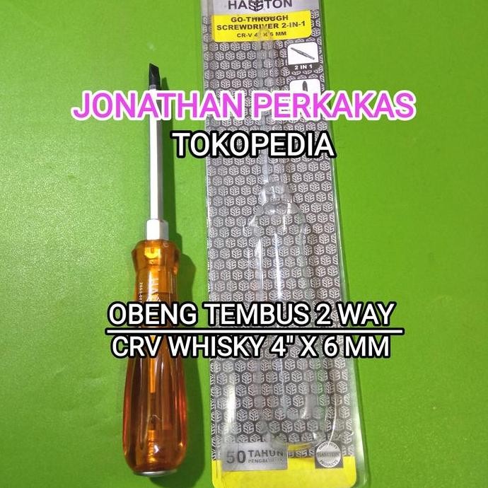 Obeng Bolak Balik Haston Prohex 4"/Obeng 2Arah Haston Prohex 4"