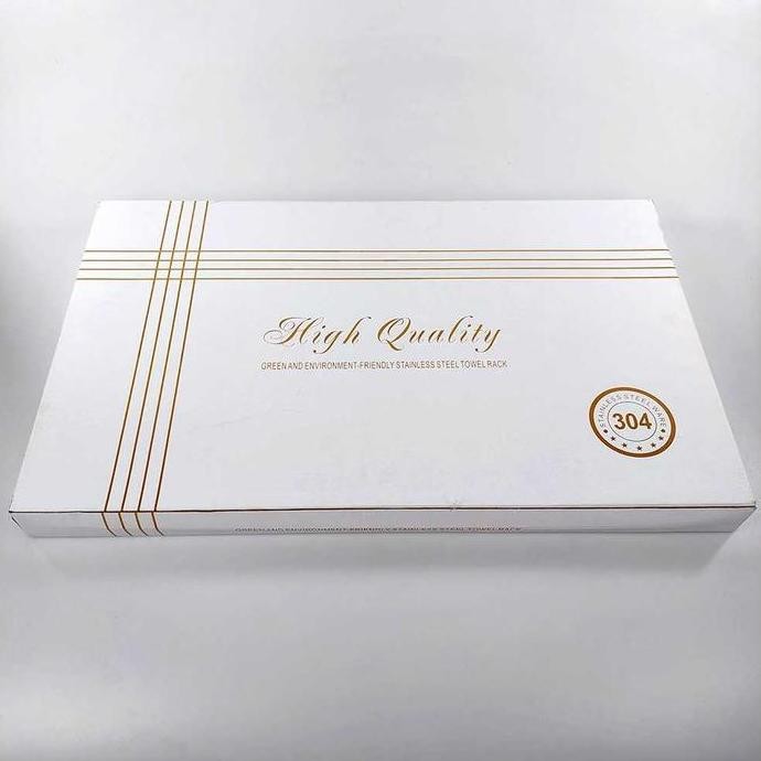 Promo Gantungan Handuk Kamar Mandi Stainless Dinding Lipat Minimalis Hotel Cod