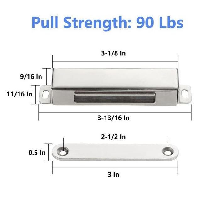 [Good] 10cm Magnet Pintu Lemari Magnet Pintu Kamar Mandi Door Closer Magnet