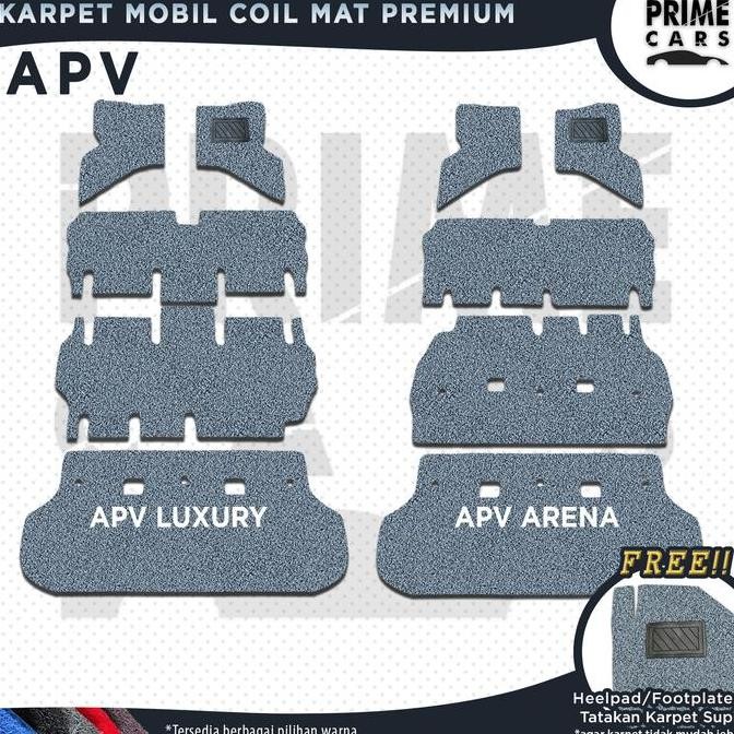 Karpet Mobil Coil Mat Apv All Type - Full Set - Coil Mat