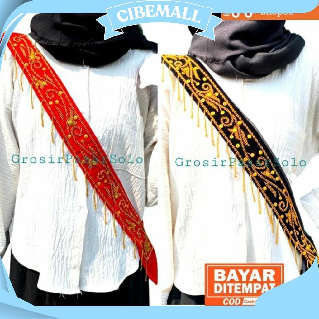 Selempang Aksesoris Tari Atau Panah/ Srempang / Promo