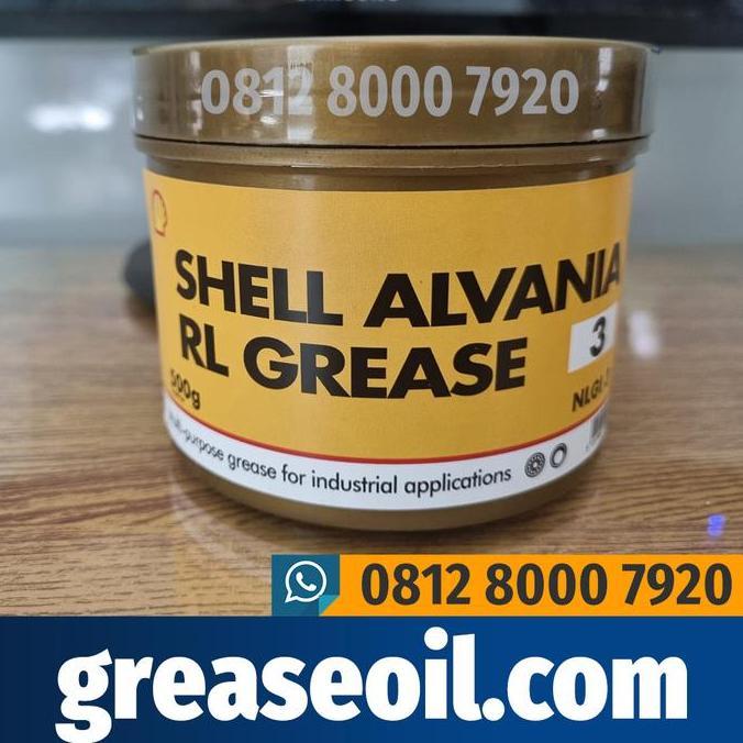 GEMUK SHELL ALVANIA RL3 GREASE LITHIUM MULTI PURPOSE NLGI 3 CAN 500 GR PROMO
