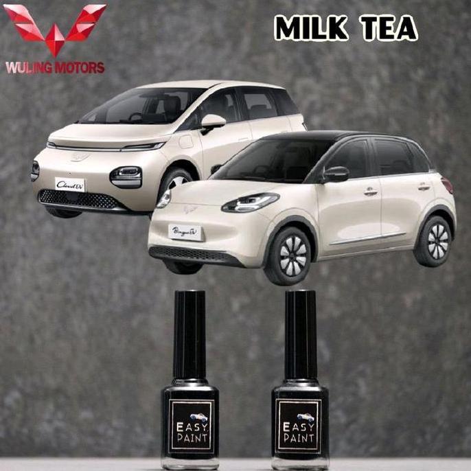CAT OLES MOBIL MILK TEA WULING CLOUD BINGUO EV COKLAT MUDA METALIK 15ML HARGA SPESIAL