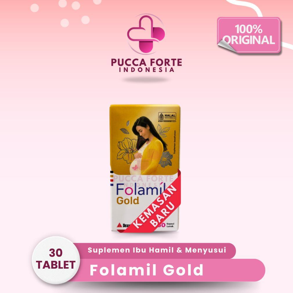 NEW Folamil Gold - Suplemen Selama Kehamilan Mengandung DHA dan Asam Folat [terbaik][terlaris]