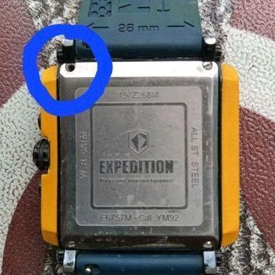 MUR BAUT TUTUP BELAKANG JAM EXPEDITION EXP SCREW DRIVER ORIGINAL E3008 E6722 E6731 E6757 E6782 E6800