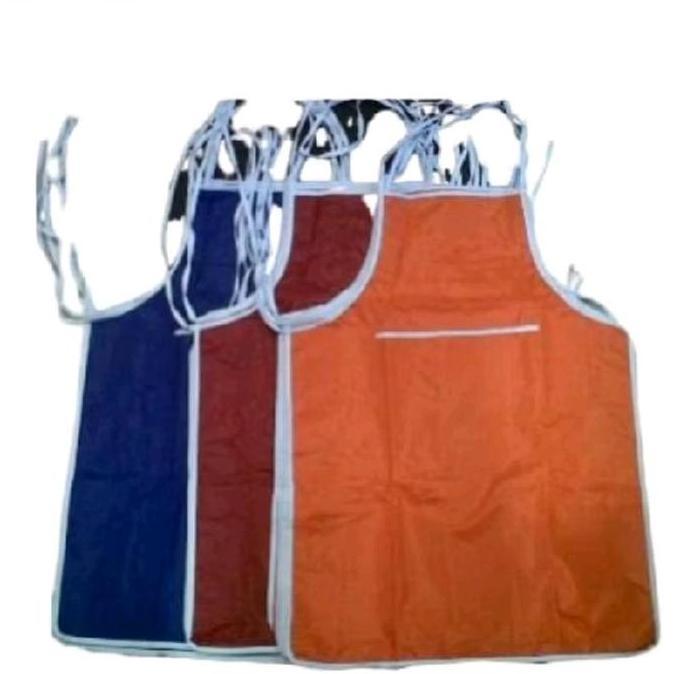 Pilihan - Celemek Polos Anti Air Celemek Bahan Parasut Celemek Warna Polos Waterproof