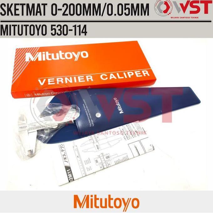 Mitutoyo Sketmat / Jangka Sorong 8" (530-114)