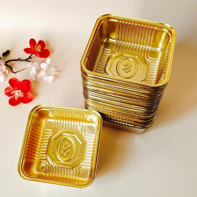 dBest- Tray mika mooncake 9.0 (125gr) tray mika kue bulan tray mika mooncake