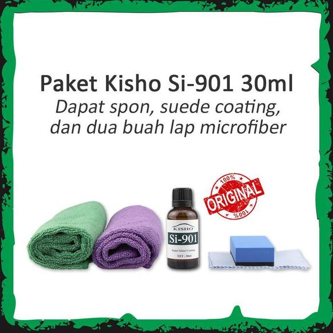 Paket Nano Coating Mobil Kisho Si-901 Nano Ceramic Glass Coating