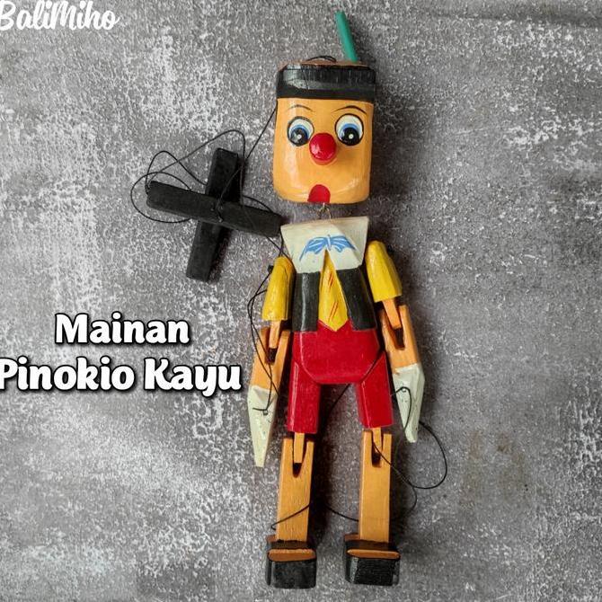"'''] PINOKIO KAYU/MAINAN PINOKIO/BONEKA KAYU/BONEKA PINOKIO/MAINAN ANAK