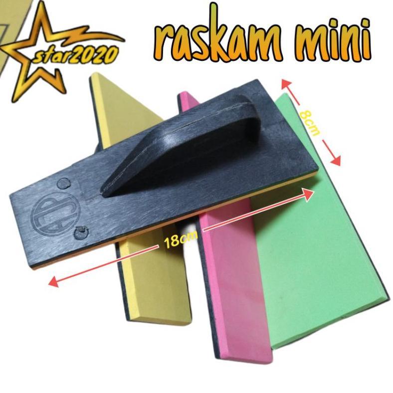 NEW roskam PVC mini  berlapis spon raskam unyil  penghalus acian dinding tembok [terbaik][terlaris]