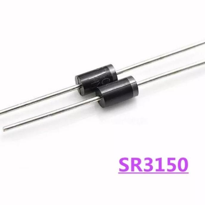 DIODA SCHOTTKY DIODE SR3150 SB3150 3A 150V D0-201 PENGGANTI SR360 SB360 HER305 SR320 SB320 RKRW