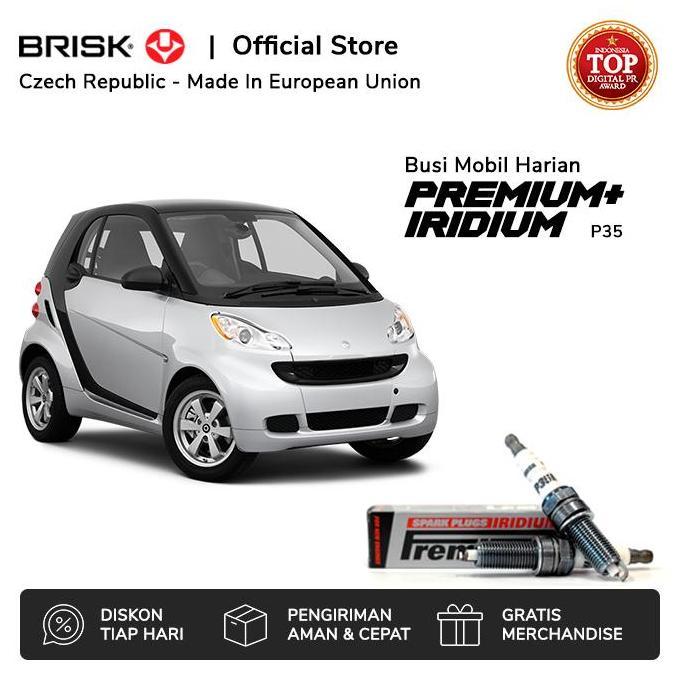 Busi Mobil Smart Fortwo Brisk Premium Iridium P35