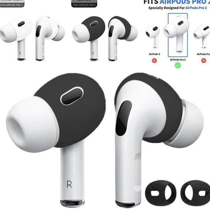 Silicone Case Cover Earbuds for Airpods Pro 2 for Apple Airpods Pro Gen 2 2pcs Left and Right Apple 