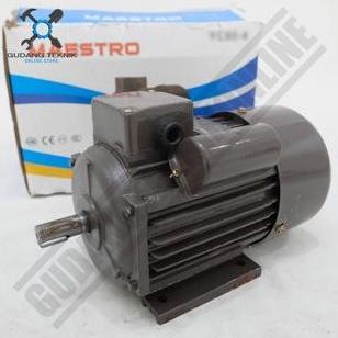 NIKIFOROV Dinamo Motor Penggerak 1/2Hp 4P 1Ph YC80-4 1400Rpm / Elektro Motor Maestro 0.5 Hp YC 80-4