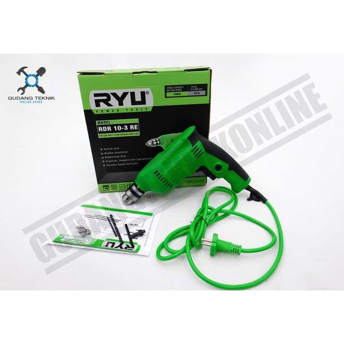 OVIROWA Mesin Bor RYU RDR10-3RE / Mesin Bor 10mm RYU RDR 10 3 RE