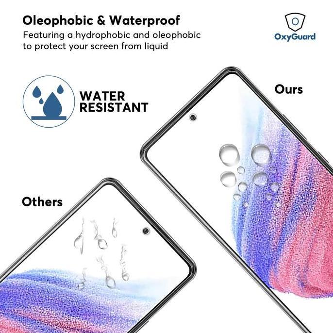 Shipi- Tempered Glass For Samsung Galaxy A53 5G A73 5G Oxyguard Screen Protector Anti Gores Screen P