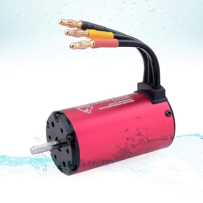 SURPASS HOBBY KK 4076 1550KV WATERPROOF BRUSHLESS MOTOR FOR 1/8 RC CAR / RC BOAT / RC PESAWAT CD99