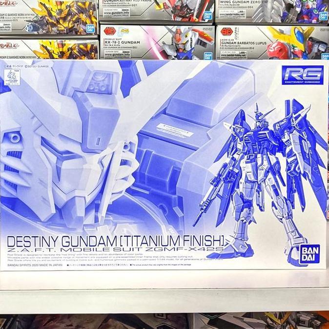 Promo RG 1/144 Destiny Gundam Titanium Finish Limited Diskon