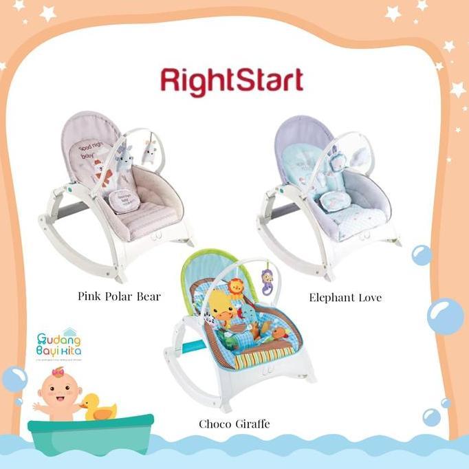 Right Start Rocker 2in1 with Table / Bouncer Bayi