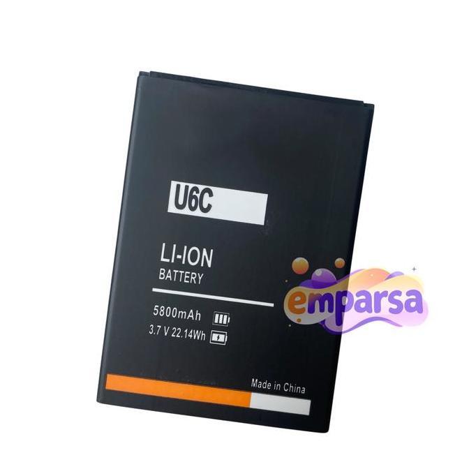 Case- Baterai For Evercoss M60 - Double Power New Batrai Batre Battre Batery Battery Batere Handphon