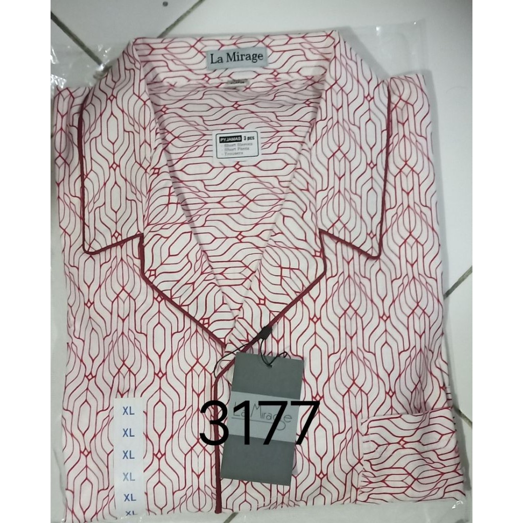 Piyama Pria La Mirage PLM 3177 Katun Basic