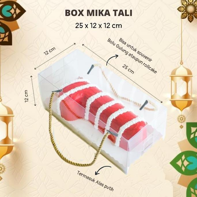 Box Mika Tali 25 x 12 x 12 cm / Box Bening