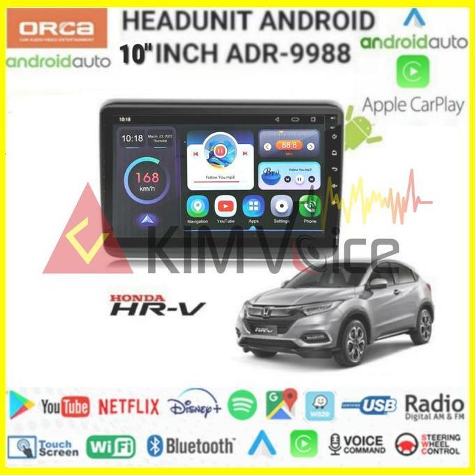 Head Unit Android Orca 10 Inch Oem Hrv Soket Pnp