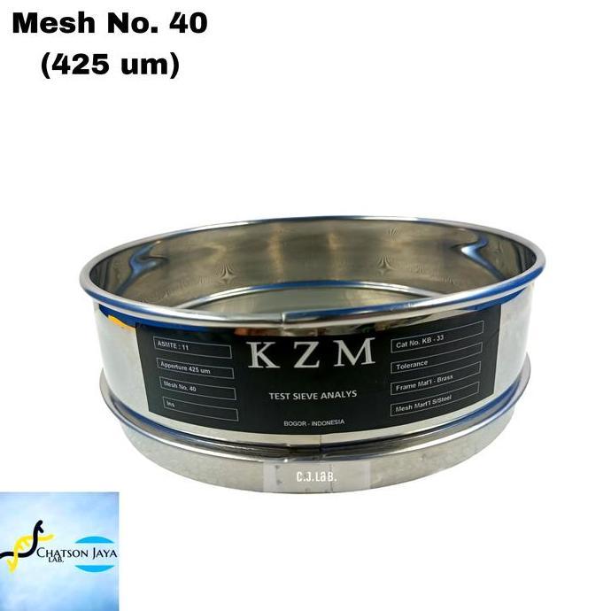 Sieve Ayakan Stainless Mesh 40 Test Mesh 40 (425 um) SHA