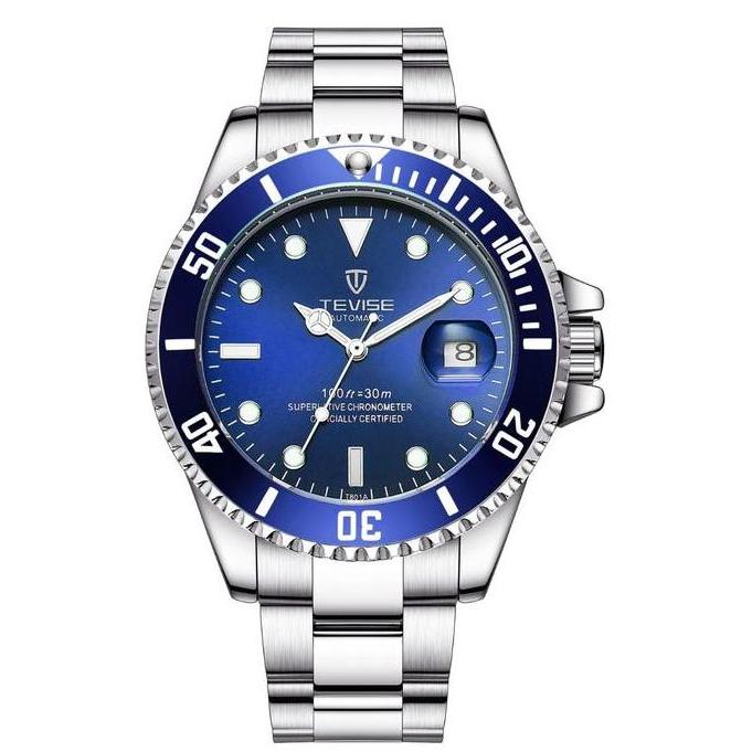 Watch- Jam Tangan Ekslusif Tevise Full Automatic Tahan Air