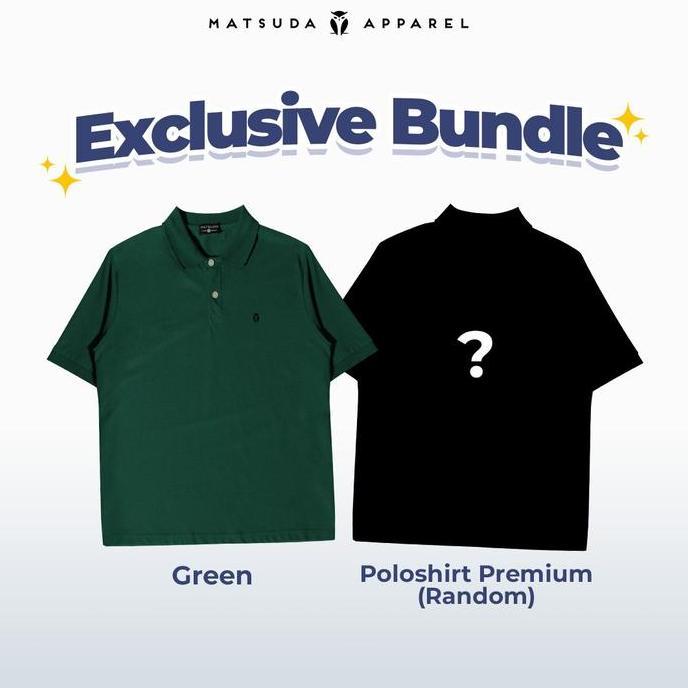 Gntg- [Exclusive] Matsuda Apparel [2 Pcs] Matsuda Kaos Polo Shirt Pria Kerah Kushima + Matsuda Kaos 