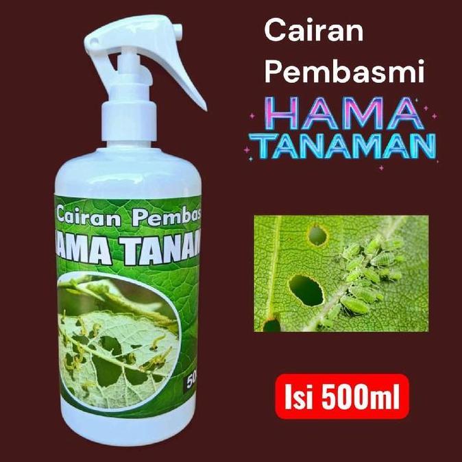 CAIRAN PEMBASMI HAMA TANAMAN/PEMBASMI KUTU KEBUL,WALANG SANGIT,TUNGAU,ULAT ISI 500 ML (SIAP PAKAI)