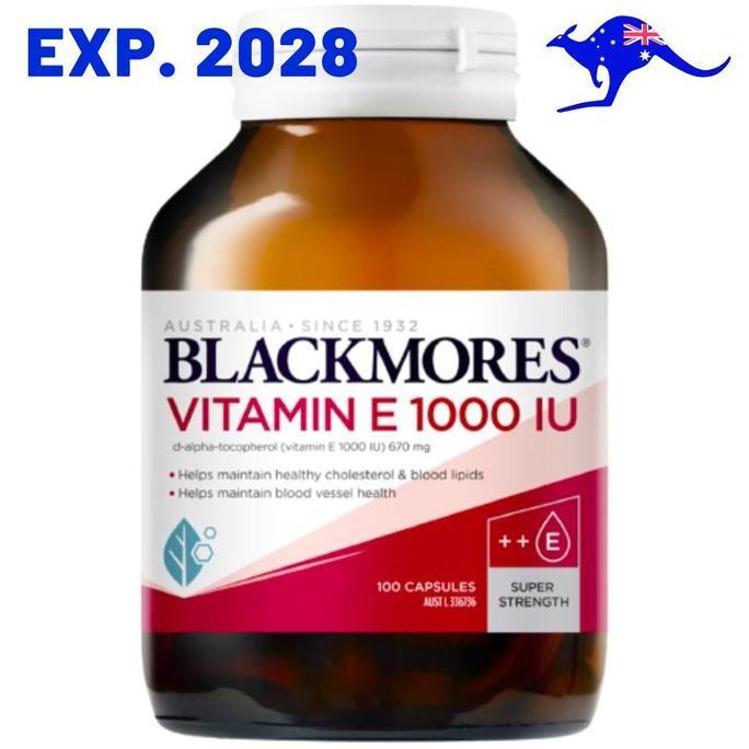 Blackmores Vitamin E 1000Iu 100 Kapsul 500Iu 500 1000 Iu Capsules