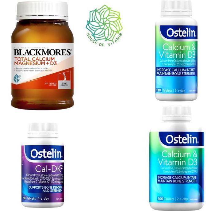 Blackmores Total Calcium Magnesium D3 200 Tablets Vitamin / Ostelin Calcium & Vitamin D3 130 300 Tab