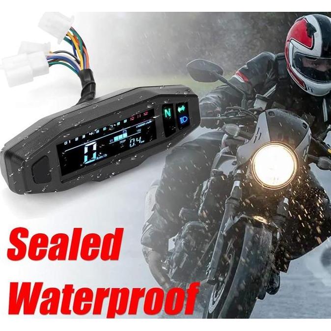 Universal Speedometer Spidometer Digital Ktm Mini Waterproof Sealed Odometer Kilometer Digital Koso 
