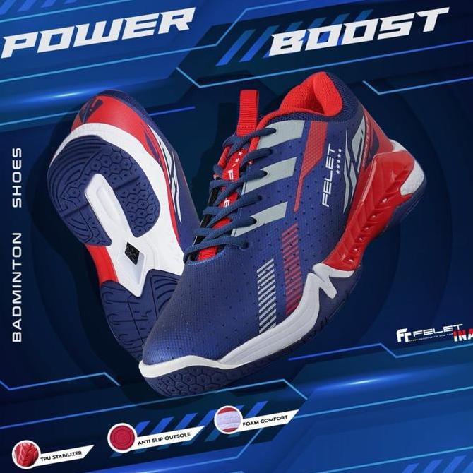 // SEPATU FELET POWER BOOST SERIES BLUE ''