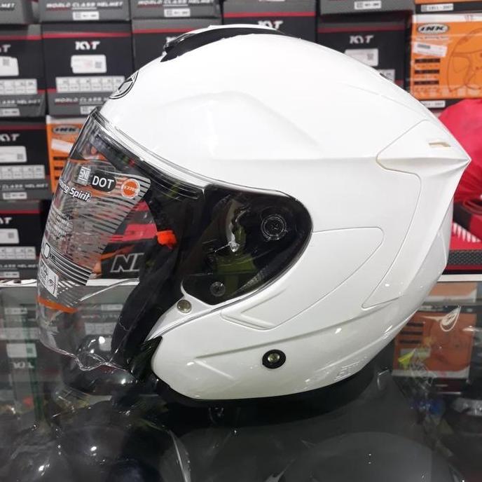 Helm Ink Dynamic Solid White/Putih Original