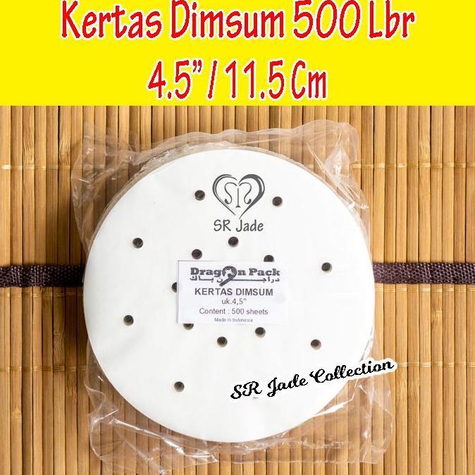 Box- Kertas Dimsum 4.5" 11,5 Cm 500 Lembar Dimsum Paper Kertas Alas Dimsum
