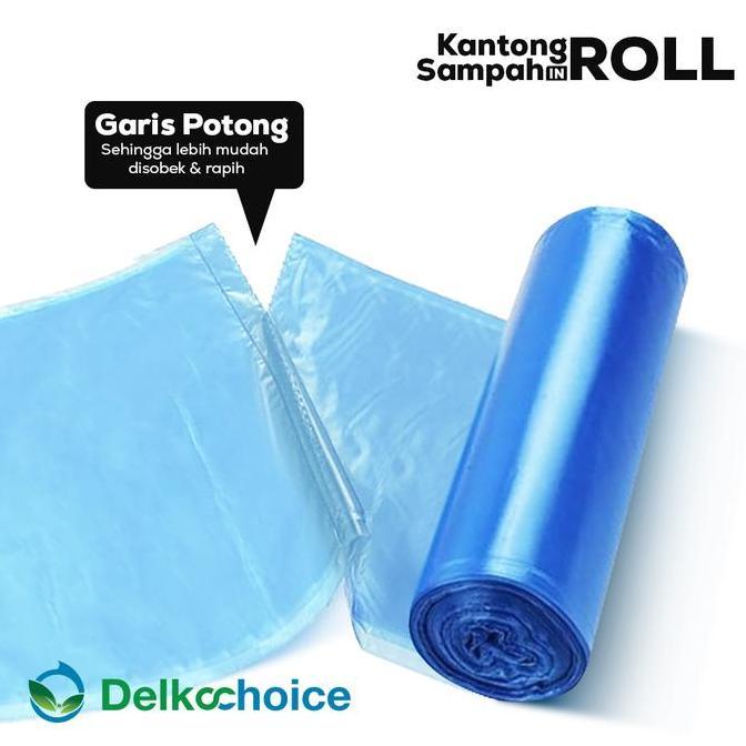 Sekre- Kantong Plastik Sampah Pack Roll Tebal Trash Bag Besar Delkochoice