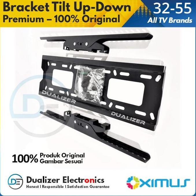 Moc- Bracket Smart Android Tv 32-40-43-50-55 Inch Breket Tv Cocok Untuk Tv Merk Tcl, Sharp, Realme, 