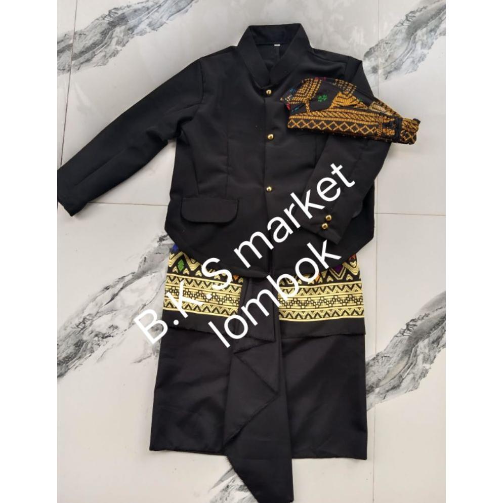 Baju Adat Anak Laki-Laki Khas Lombok Ukuran 1-12 Diskon Spesial