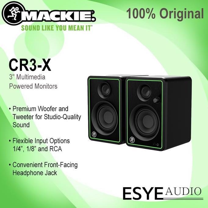 Promo Mackie CR3X Speaker Monitoring Diskon