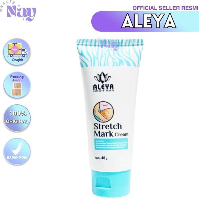 Pele - Aleya Stretchmark Cream Krim Stretch Mark Cream Penghilang Bekas Luka Stretch Mark By Aleya S