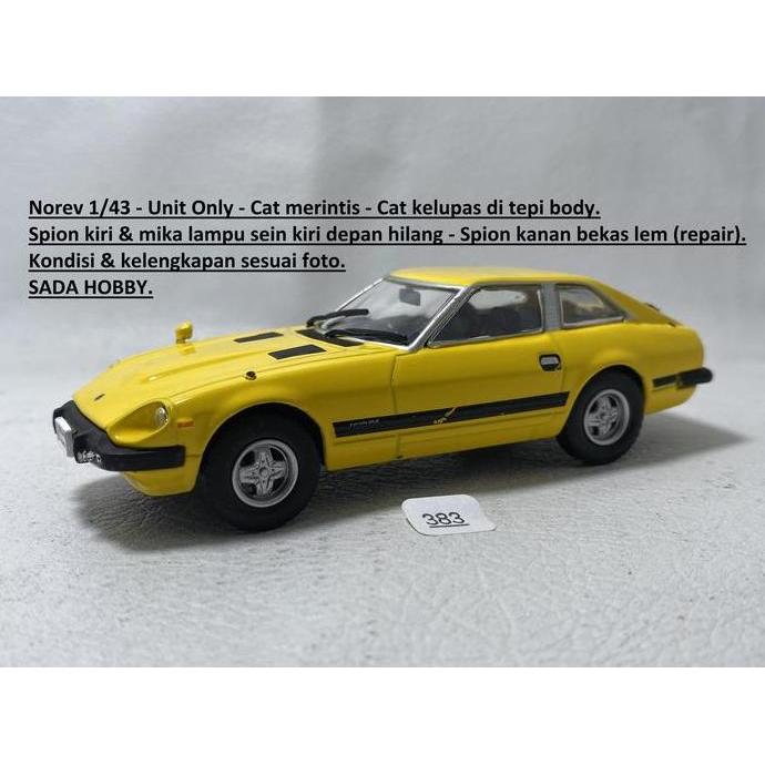 NOREV 1/43 NISSAN FAIRLADY 280Z S130 YELLOW UNIT ONLY S2025