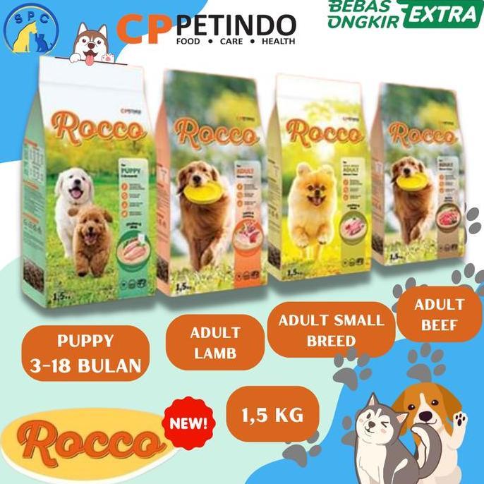 ROCCO Dog Food Makanan Anjing Premium Adult Puppy Dog Food CPPETINDO