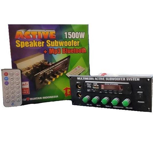 KIT AMPLIFIER SPEAKER ACTIVE AKTIP 1500W PMPO STEREO MULTIMEDIA SUBWOOFER SYSTEM + MP3 BLUETOOTH TIP